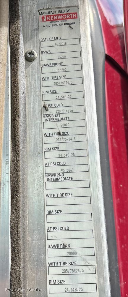 image for item YA2401 2019 Kenworth W900 semi truck