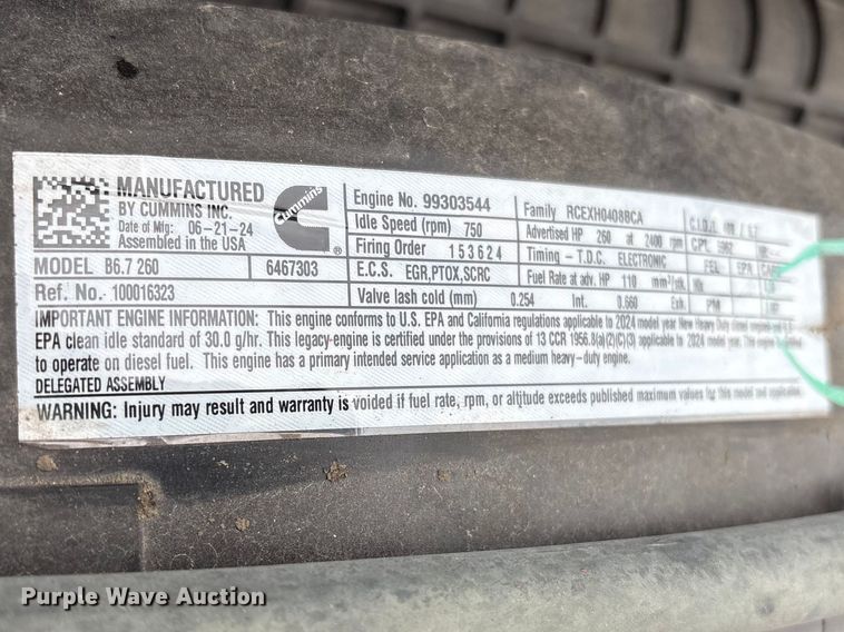 image for item YA2493 2025 International MV607 rollback truck