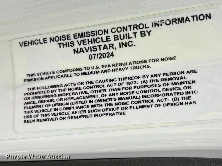 image for item YA2493 2025 International MV607 rollback truck