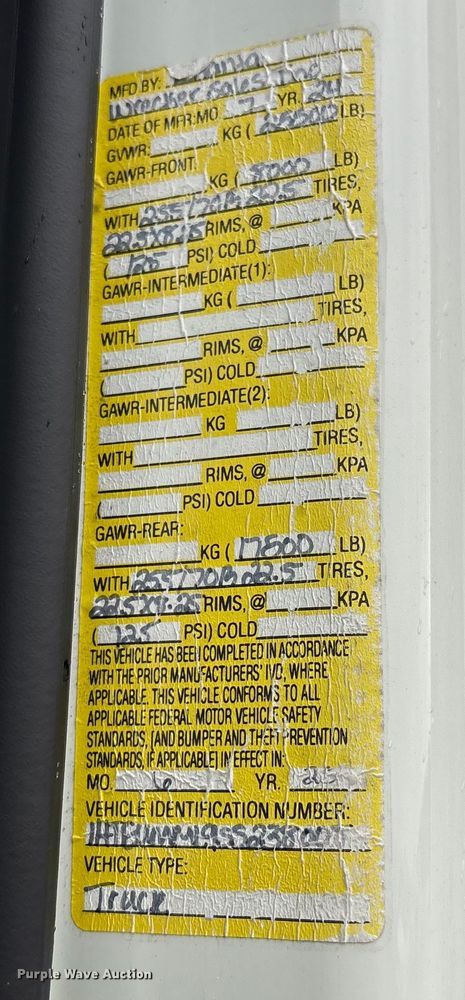 image for item YA2493 2025 International MV607 rollback truck