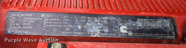 image for item YA2583 2024 International HX520 semi truck