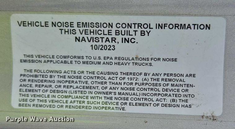 image for item YA2583 2024 International HX520 semi truck