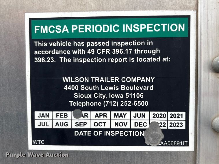 image for item YA2728 2023 Wilson PSDCL-402 livestock trailer