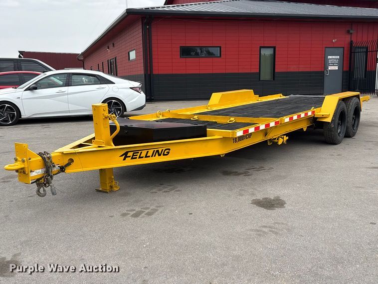 image for item DO5199 2017 Felling FT-15 IT-I tilt deck utility trailer