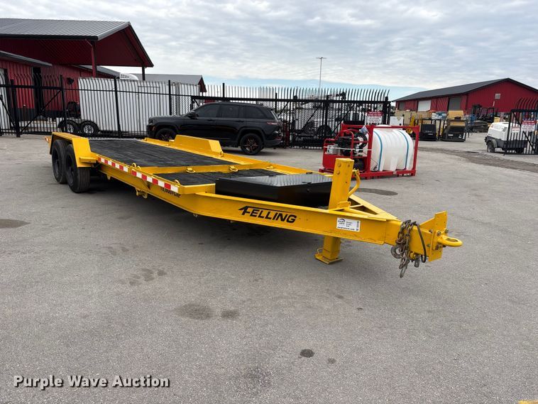 image for item DO5199 2017 Felling FT-15 IT-I tilt deck utility trailer