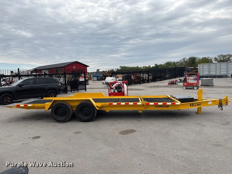 image for item DO5199 2017 Felling FT-15 IT-I tilt deck utility trailer