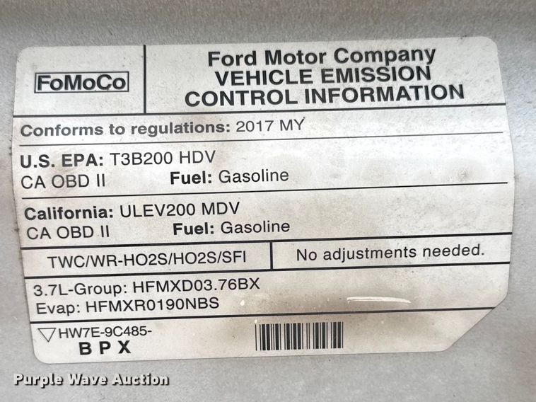 image for item DO8504 2017 Ford Transit 250 van