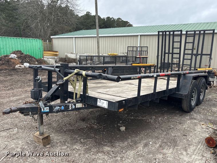 image for item DT2868 2007 Texas Bragg equipment trailer