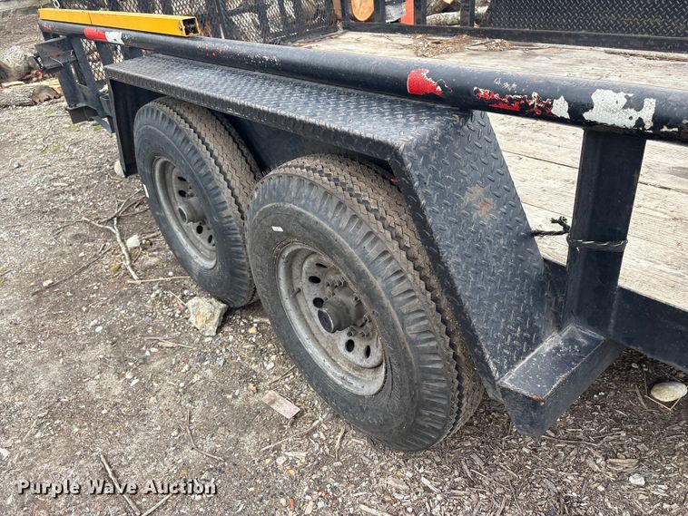 image for item DT2868 2007 Texas Bragg equipment trailer