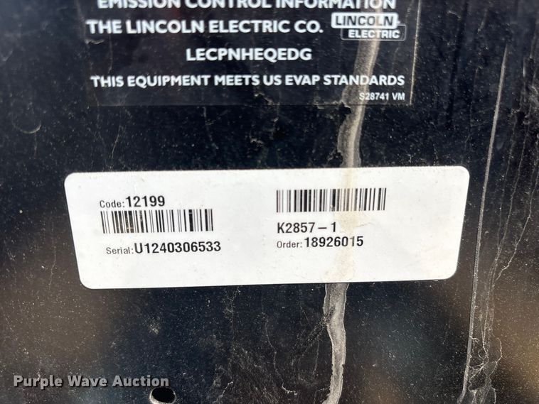 image for item DT2898 Lincoln Ranger 225 welder/generator