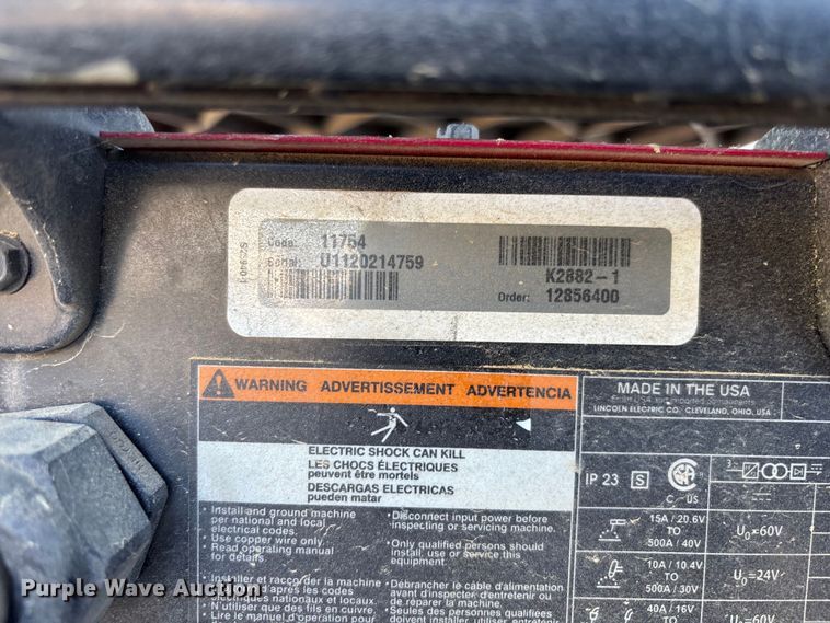 image for item DU0472 Lincoln Electric FLEXTEC 450 welder