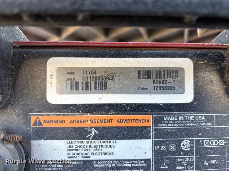 image for item DU0473 Lincoln Electric FLEXTEC 450 welder