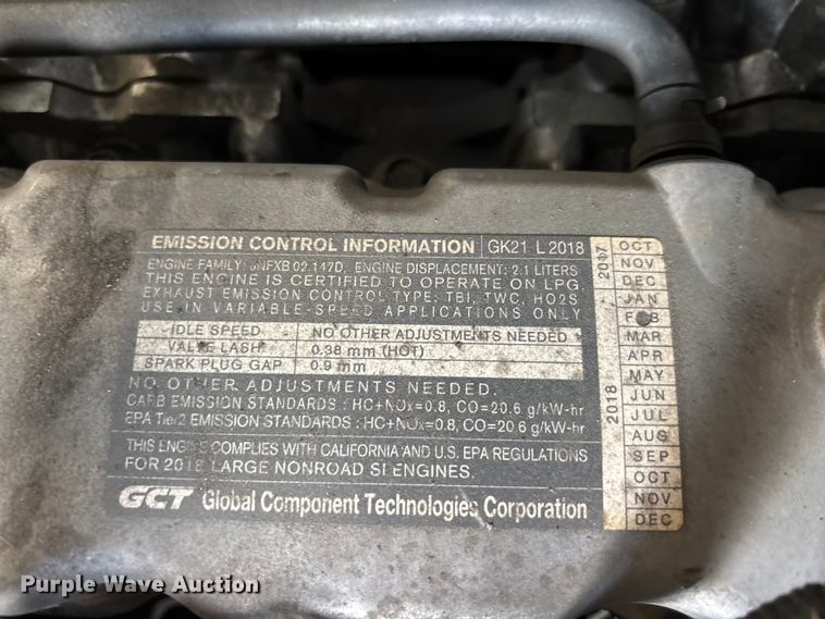 image for item DU0474 2018 UniCarriers CFS40 forklift