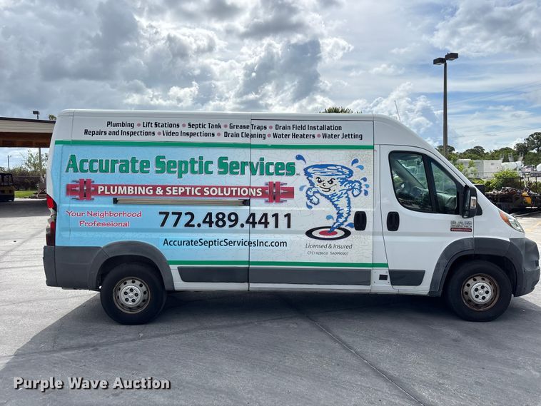 image for item DU0480 2015 RAM Promaster 2500 van