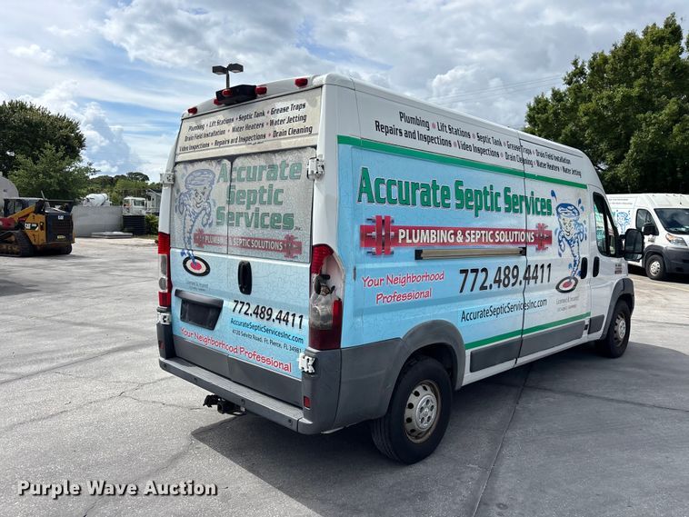 image for item DU0480 2015 RAM Promaster 2500 van
