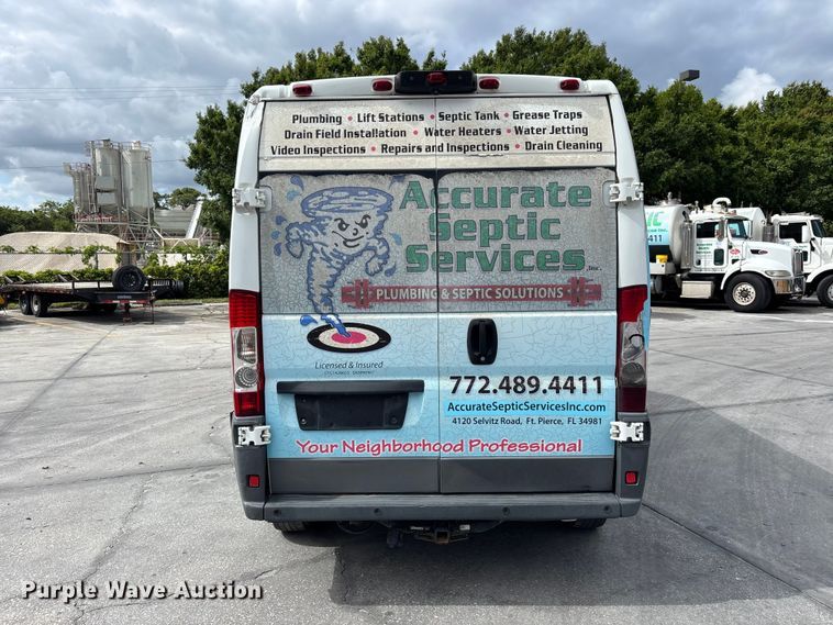 image for item DU0480 2015 RAM Promaster 2500 van
