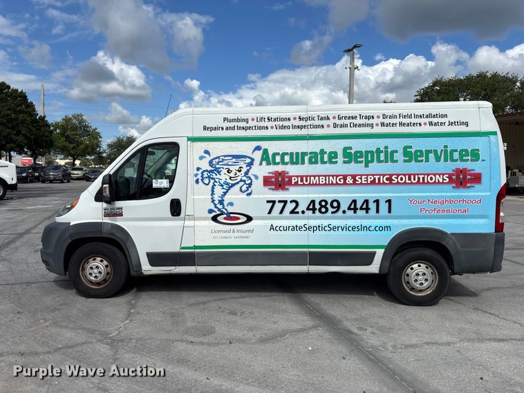 image for item DU0480 2015 RAM Promaster 2500 van