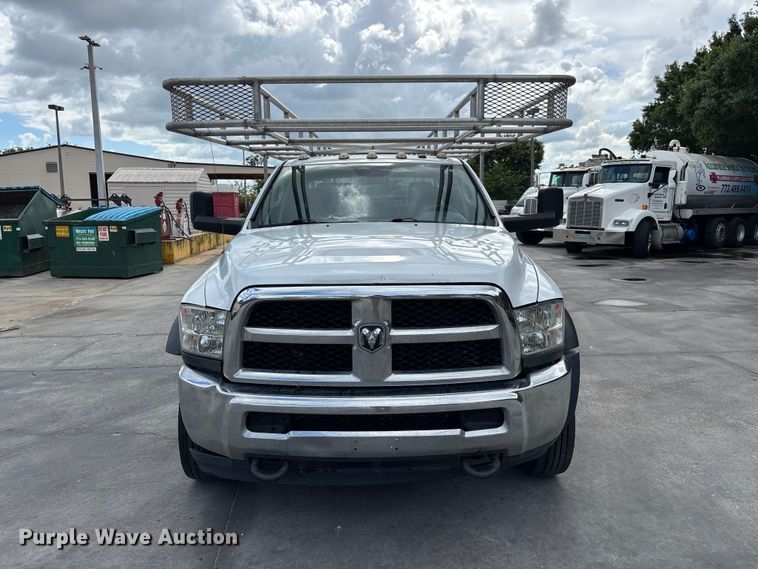 image for item DU0481 2018 RAM 5500 Crew Cab utility / service truck