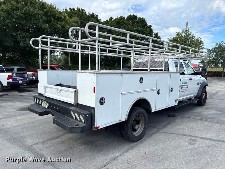 image for item DU0481 2018 RAM 5500 Crew Cab utility / service truck