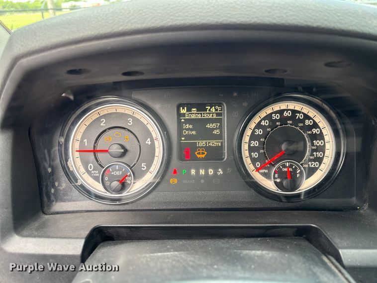 image for item DU0481 2018 RAM 5500 Crew Cab utility / service truck