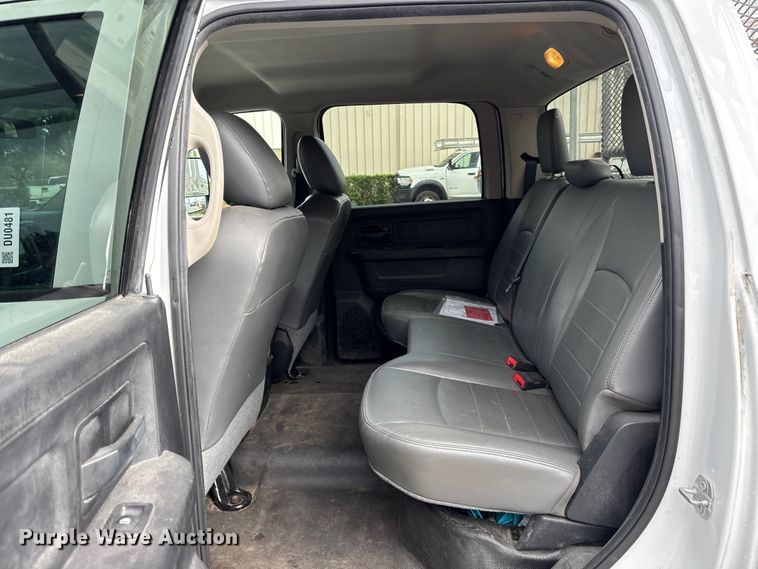 image for item DU0481 2018 RAM 5500 Crew Cab utility / service truck