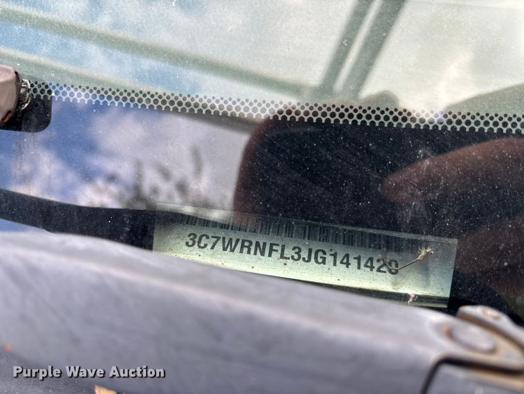 image for item DU0481 2018 RAM 5500 Crew Cab utility / service truck