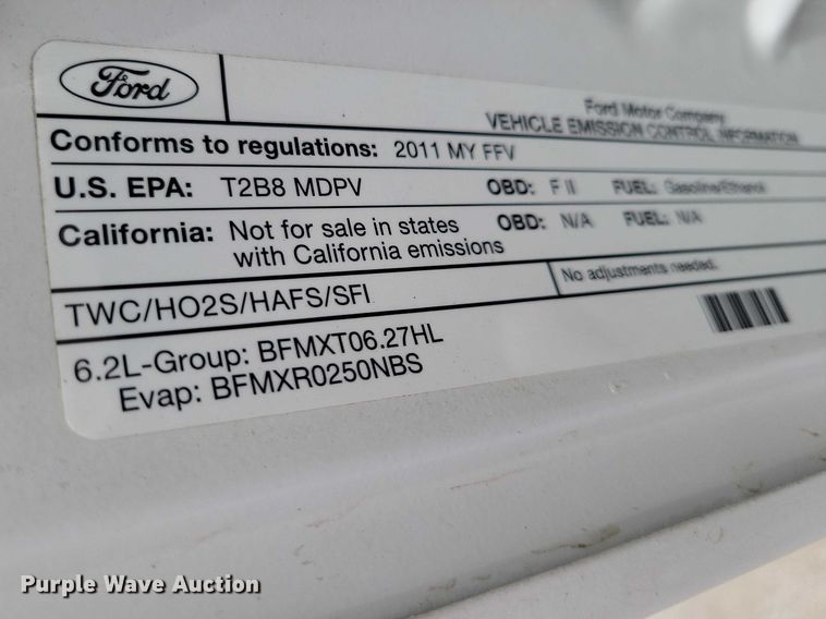 image for item DZ7023 2011 Ford F250 Super Duty pickup truck