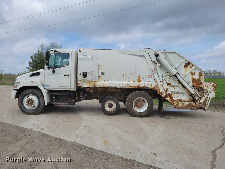 image for item DZ7035 2010 Hino 338 refuse truck
