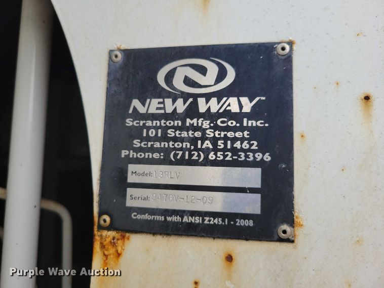 image for item DZ7035 2010 Hino 338 refuse truck