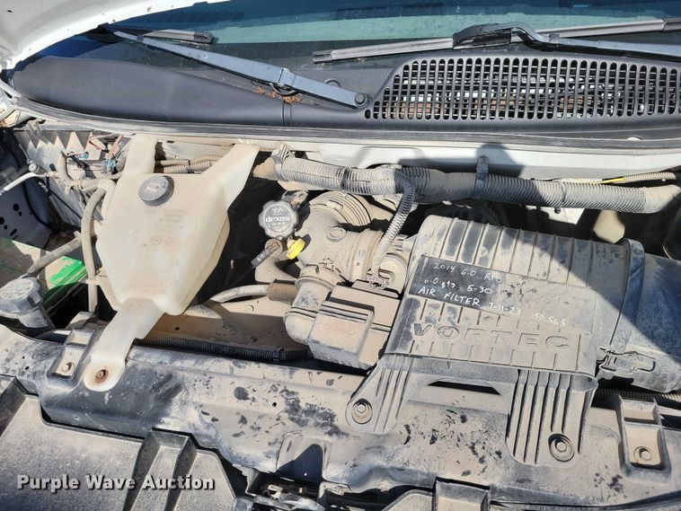 image for item DZ7056 2014 Chevrolet Express 3500 box truck