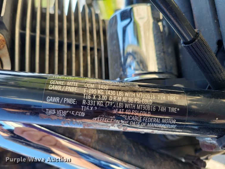 image for item DZ7060 2000 Harley Davidson  Fatboy motorcycle