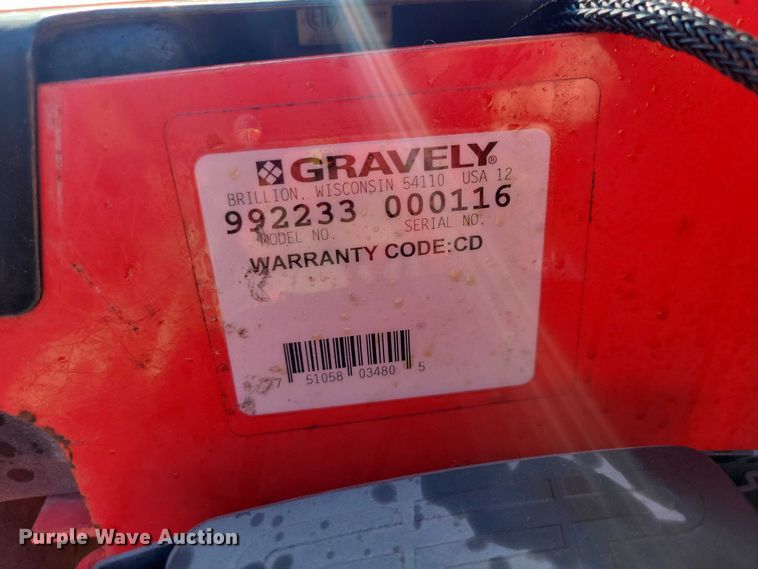 image for item DZ7084 Gravely ZTR lawn mower