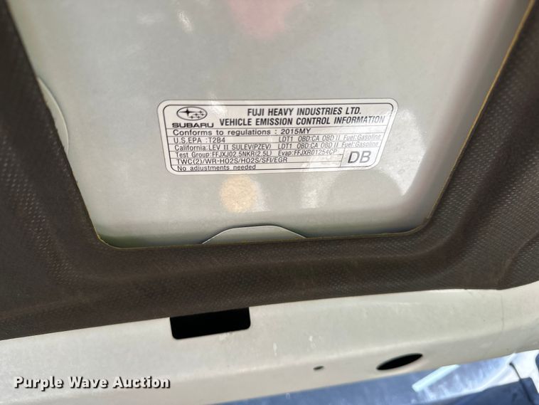 image for item EA4836 2015 Subaru Forester SUV