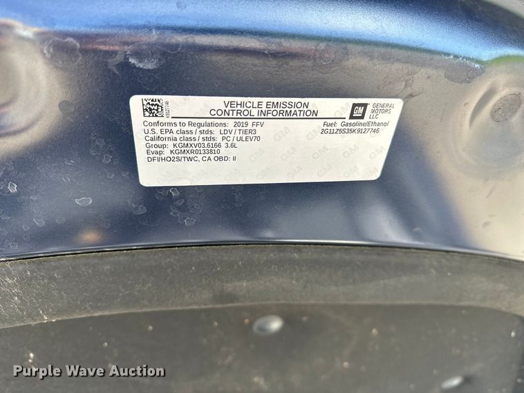 image for item EA4838 2019 Chevrolet Impala LT 