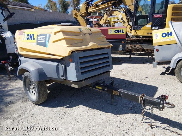 image for item EE5306 2019 Atlas Copco XAS 185 air compressor