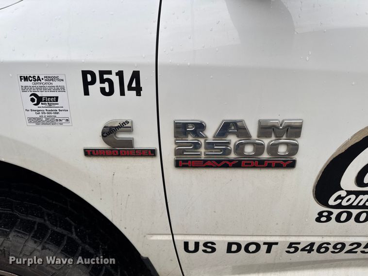 image for item EF2459 2014 RAM 2500 Crew Cab pickup truck