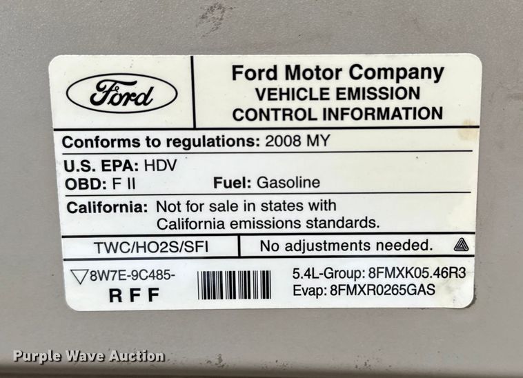 image for item EG1935 2008 Ford E350 handicap accessible van