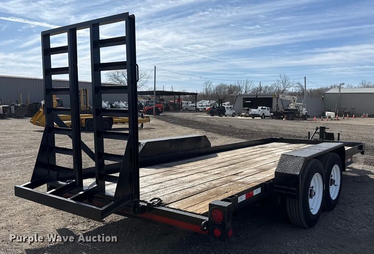 image for item EG2111 2015 Custom Heavy Haul by Lucon Inc. 7T182H8W equipment trailer