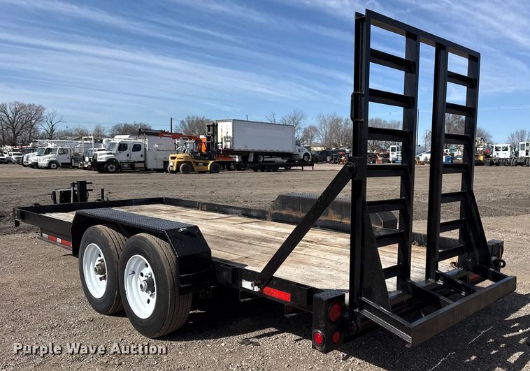 image for item EG2111 2015 Custom Heavy Haul by Lucon Inc. 7T182H8W equipment trailer