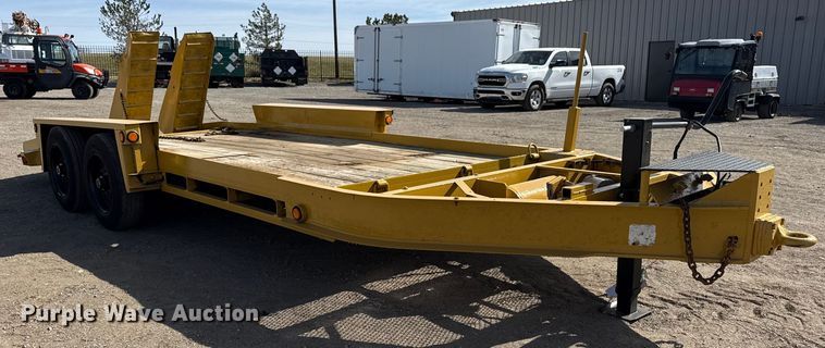 image for item EG2112 2005 Belshe equipment trailer