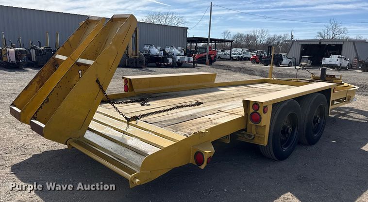 image for item EG2112 2005 Belshe equipment trailer