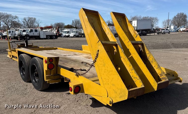 image for item EG2112 2005 Belshe equipment trailer