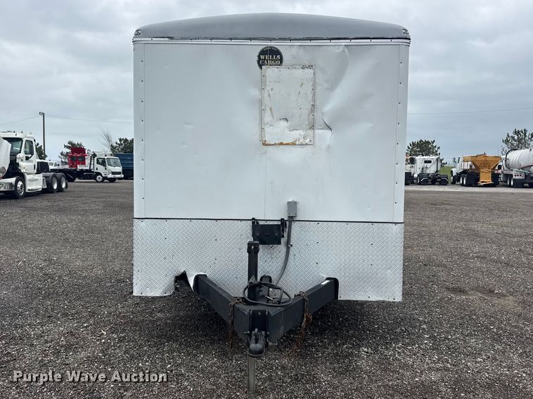 image for item EG8938 2020 Wells Cargo WHD716T3 enclosed cargo trailer