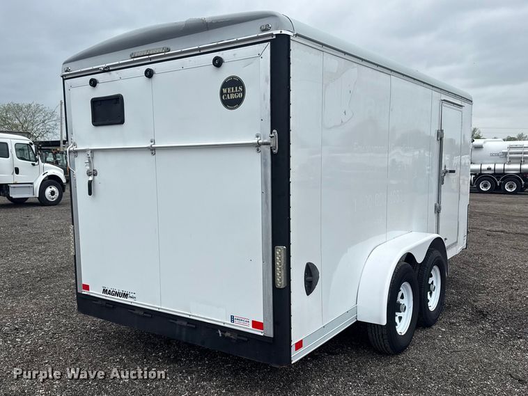 image for item EG8938 2020 Wells Cargo WHD716T3 enclosed cargo trailer