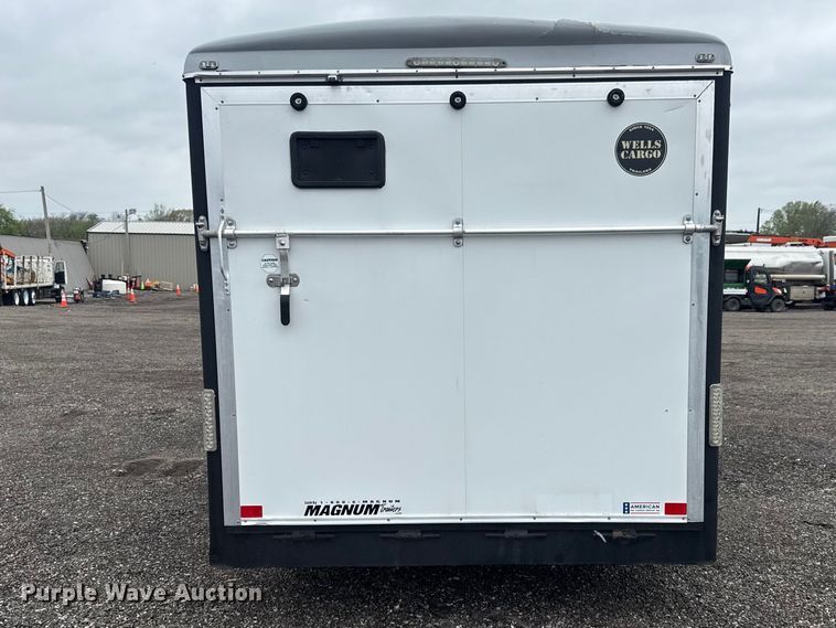 image for item EG8938 2020 Wells Cargo WHD716T3 enclosed cargo trailer