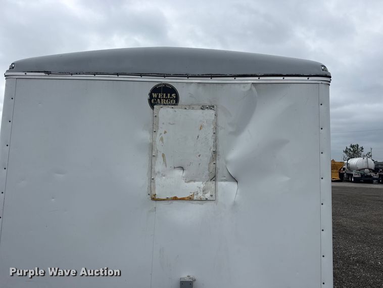 image for item EG8938 2020 Wells Cargo WHD716T3 enclosed cargo trailer