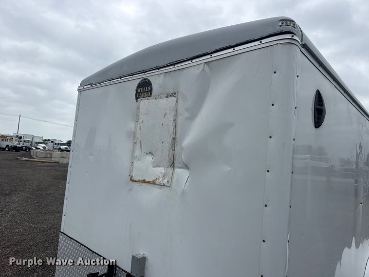 image for item EG8938 2020 Wells Cargo WHD716T3 enclosed cargo trailer