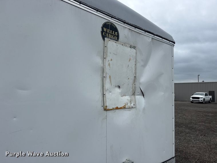 image for item EG8938 2020 Wells Cargo WHD716T3 enclosed cargo trailer