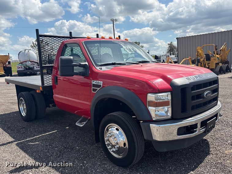 image for item EG8959 2008 Ford F450 Super Duty flatbed truck
