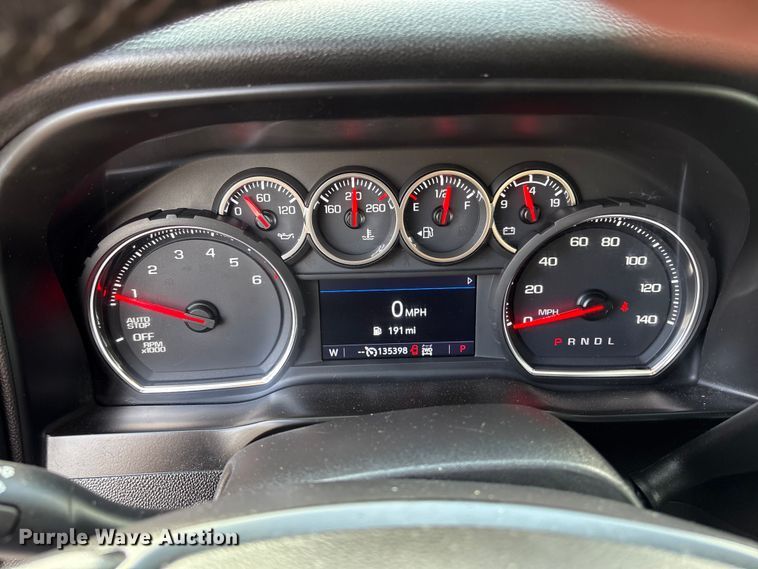 image for item EG8992 2020 Chevrolet Silverado Z71 Texas Edition Crew Cab pickup truck